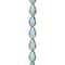 12 Pack: Iridescent Green Glass Teardrop Beads, 12mm by Bead Landing™